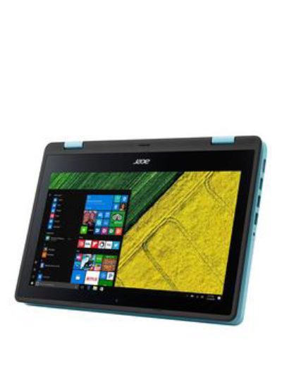 Acer Acer Spin 1 Intel Celeron 4Gb Ram 32Gb Storage 11.6In Touchscreen 2 In1 Laptop Teal Blue With Optional Microsoft Office 365 Home - Laptop Only